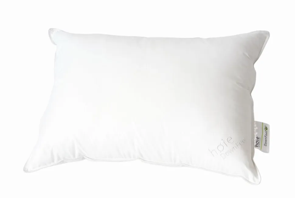 Høj Downfeel pude med speciel microfiber