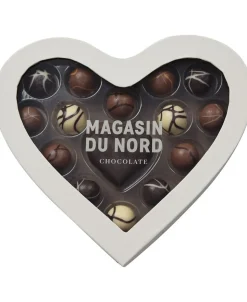 Hjerteæske, 15 stk. Dessertchokolade, 175g.