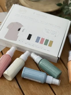 Hånd og fodaftryk - Tekstil spray