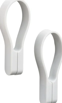 Håndklædestrop Loop magnet 2 stk. Soft Grey