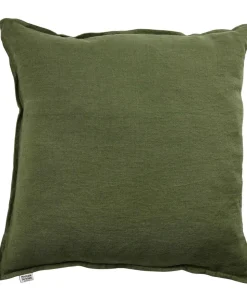 Hør vasket pude Olivine 50x50