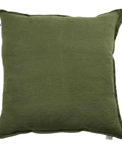 Hør vasket pude Olivine 50x50