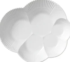 Hvid Elements 19 cm. fad