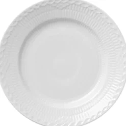 Hvid Halvblonde 17 cm. tallerken