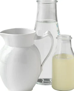 Hvid Riflet 170 cl. kande