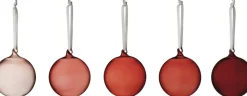 Iittala glaskugler 8 cm 5-pak rød