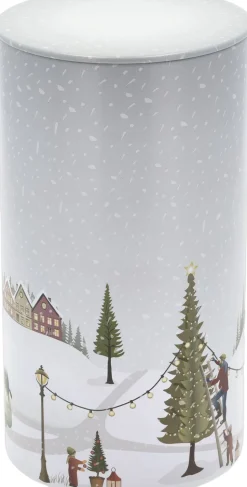 Kagedåse Vinter 10 x 18,5 cm Arctic Ice Metal