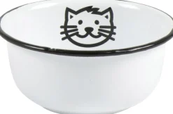 Katteskål emalje