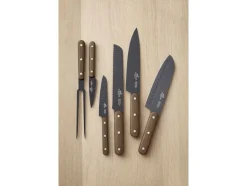 Knivsæt Phenix Walnut 3 dele Sort/valnøddetræ