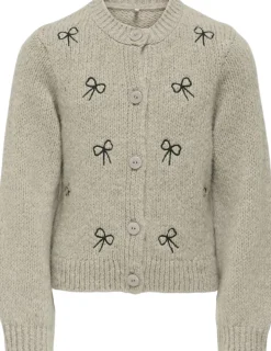 KOGCODY L/S O-NECK BOW CARDIGAN KNT