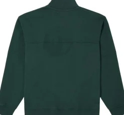 KOJI HALF ZIP SWEAT-GREEN GABLES