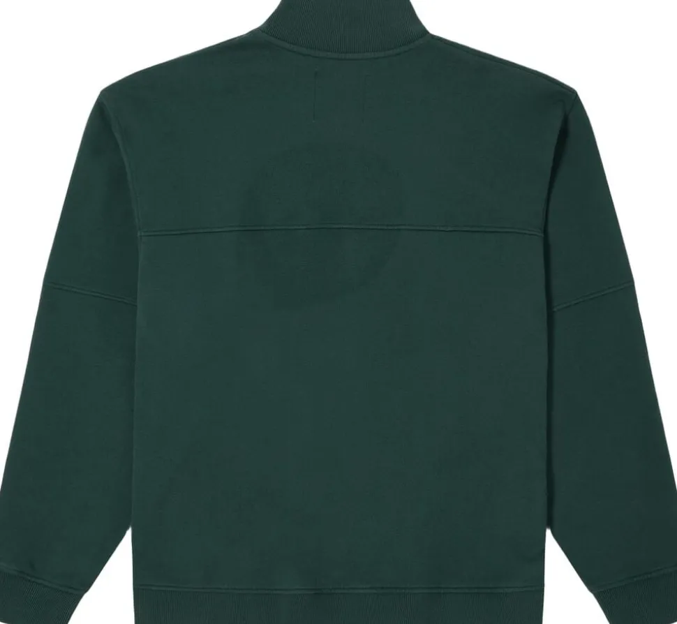 KOJI HALF ZIP SWEAT-GREEN GABLES