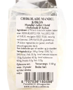 Kokos choko-mandler