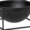 Kubus Bowl centerpiece, Large, Blac
