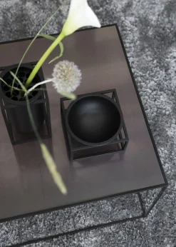 Kubus Bowl centerpiece, Large, Blac