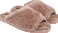 KVINA - OPEN SHEARLING SLIPPER