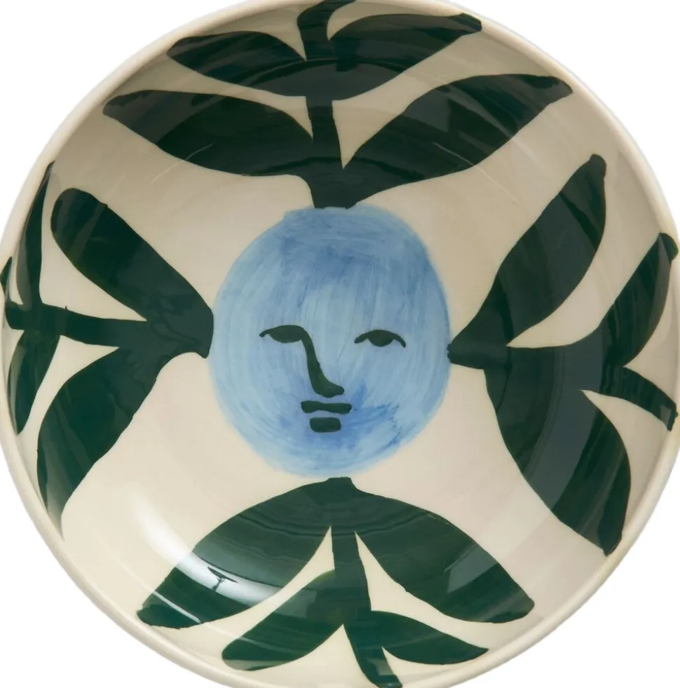 La Pittura Bowl - Ø18 - Moon face vine