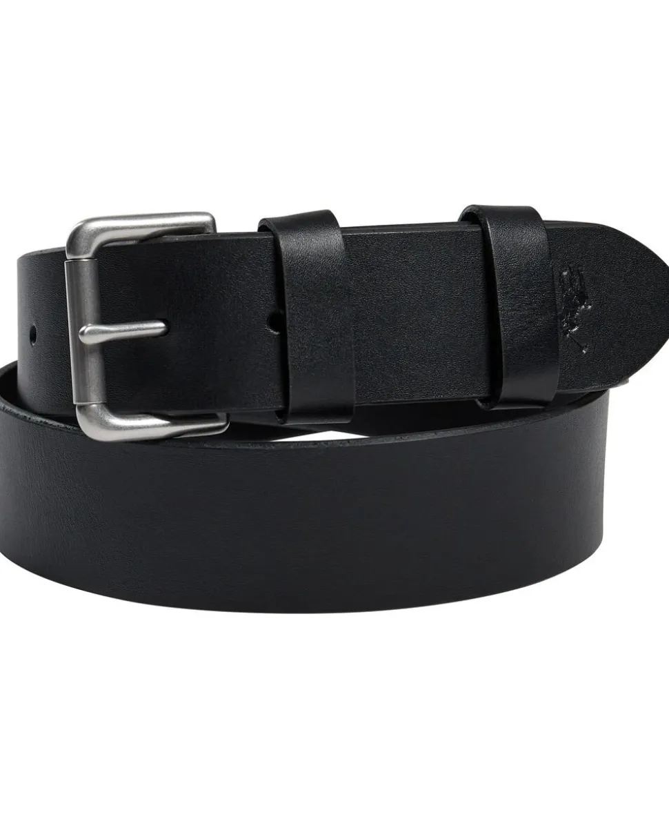 Leather Roller-Buckle Belt