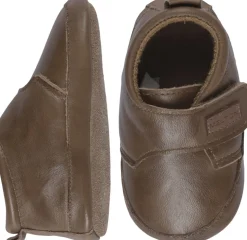 Leather Slippers with velcro