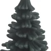 LED candle christmas tree, Pine green, Smooth, 9x12 cm 2/12