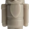 LED candle, Nutcracker, Sandstone, Smooth, 7x21 cm
