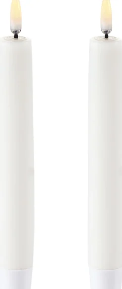 LED Taper Candle - twin pack - Nordic White - 2,3 x 15 cm