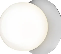 Liila 1 Medium IP44, light silver / opal
