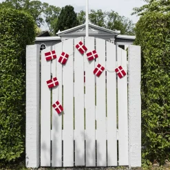 Lille flagranke med Dannebrogsflag