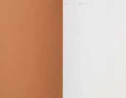 Lille notesbog, lavendel striber