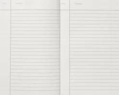 Lille notesbog, okker striber