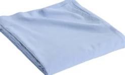 Linen Bedspread-240 x 260-Light blue