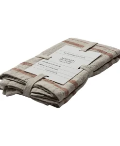 Linen, mundserviet, sæt af 2 styk