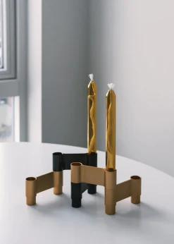 LINK, CANDLE HOLDER, BLACK ANODIZED, 11060B