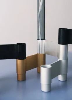 LINK, CANDLE HOLDER, POLISHED ALUMINIUM, 11060P