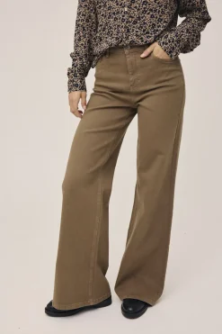 Lova M127 Højtaljet jeans med brede ben - Økologisk bomuld GOTS