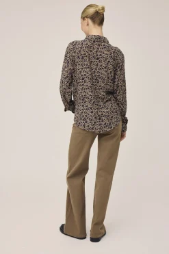 Lova M127 Højtaljet jeans med brede ben - Økologisk bomuld GOTS