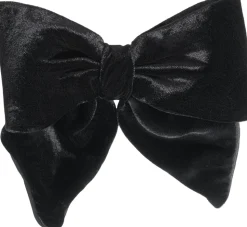 Luxury Bow Silk Velvet Black 4 pcs