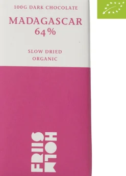 Madagascar Slow Dried 64 %, 100 g, økologisk