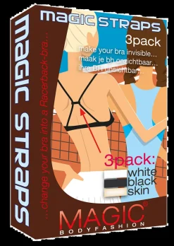 Magic Straps - white-black-skin - one size