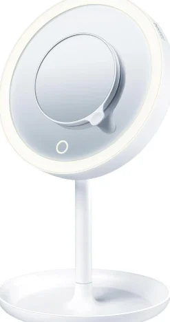 Makeupspejl m. lys og 5X forstørrelse BS 45