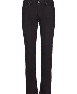 Marion straight black rinse jeans