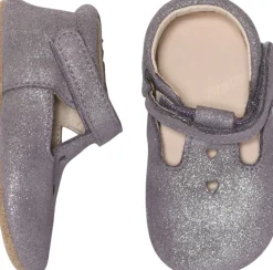 Mary Jane leather slippers