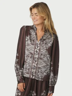 Massima Paisley Border Blouse
