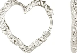 Medium Heart Crush Hoops