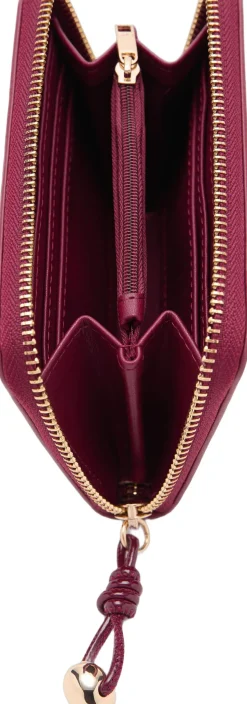 Medium wallet with mini-bead embell