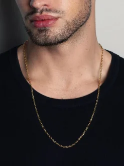 Men's Gold Cable Chain