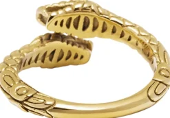 Men's Gold Plated Vintage Snake Ring