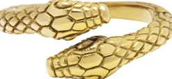 Men's Gold Plated Vintage Snake Ring