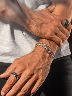 Men's Silver Chain Ring