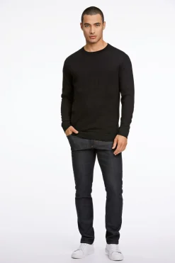 Merino strik med rund hals